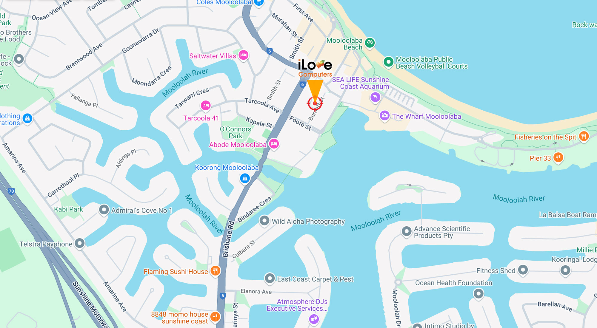 iLove Computers Location